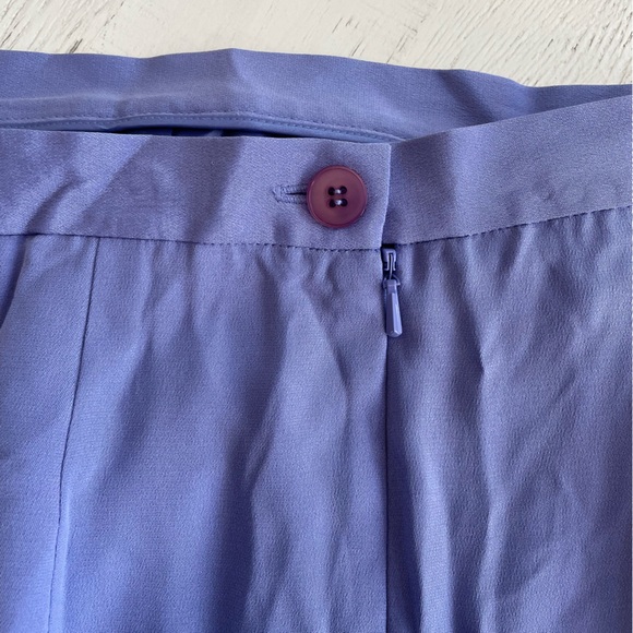 JOSEPHINE CHAUS 100% Silk Pencil Skirt Lavender Women’s Size 10 NWT - Picture 4 of 6